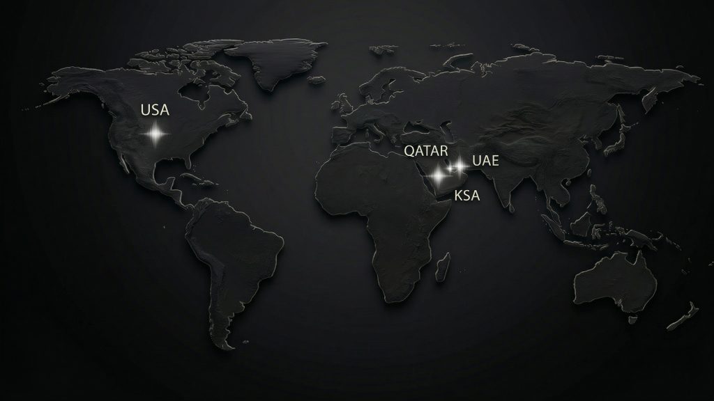 MELT global footprint map
